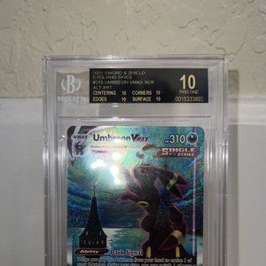 BGS BLACK LABEL Umbreon VMAX Evolving Skies 215/203 Alt Art Secret Rare Pokémon